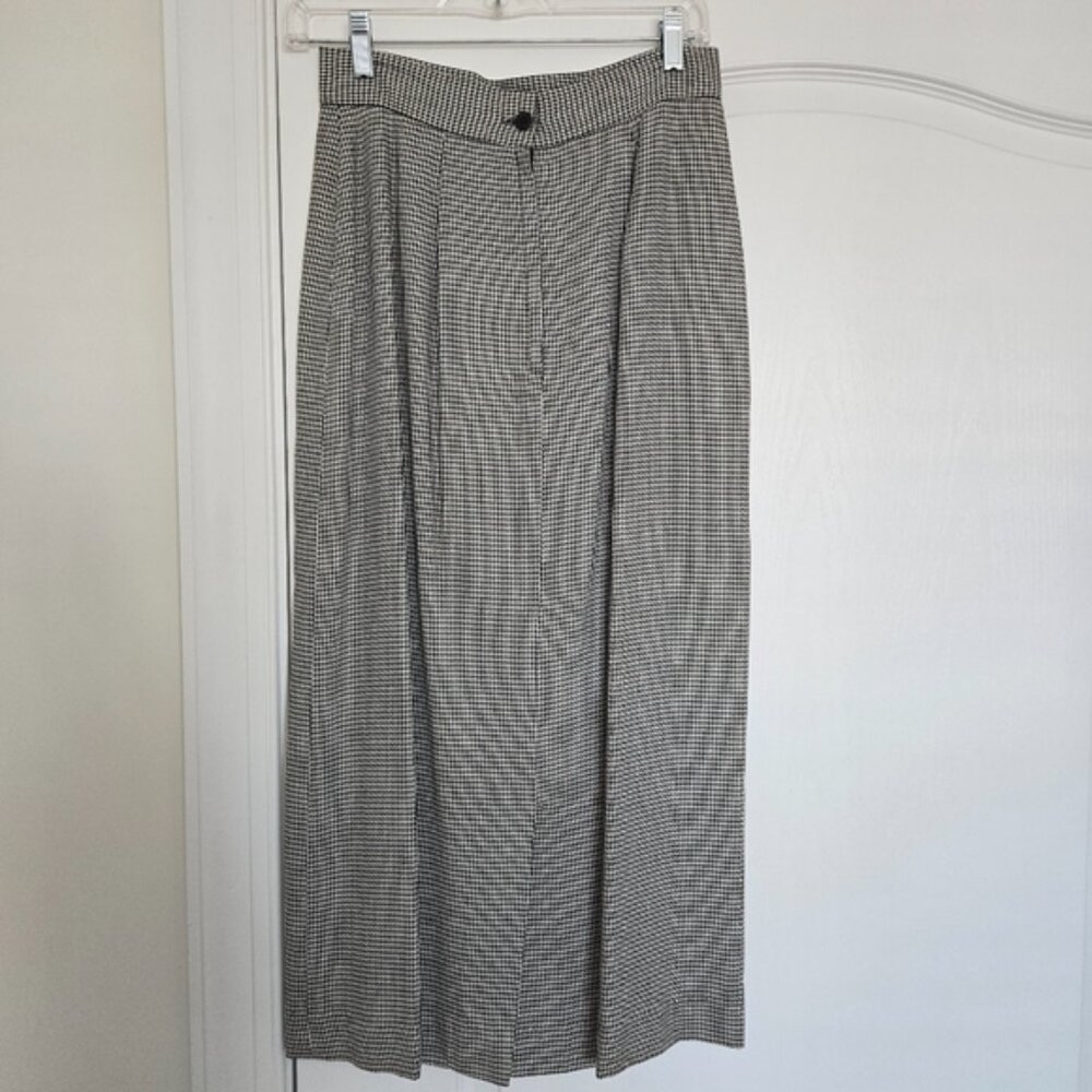 Like NEW Classic Black/White Houndstooth Skirt Size 10 Made in USA - Picture 2 of 10